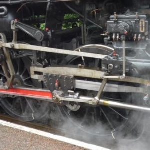 Les roues de la locomotive 29.013