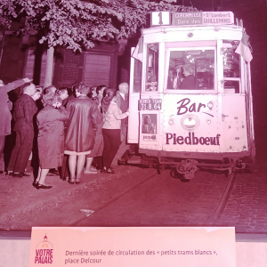 Le tram à Liège ( photo : F. Detry )