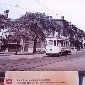 Le tram à Liège ( photo : F. Detry )