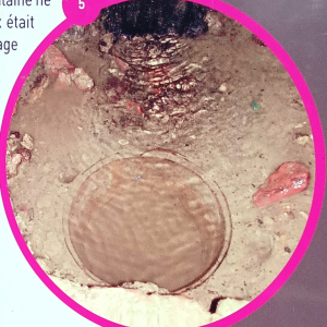 Le filtre à sable de la fontaine du Bougnoux