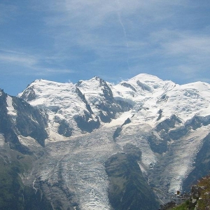 Vue du Mont Blanc depuis le Brévent