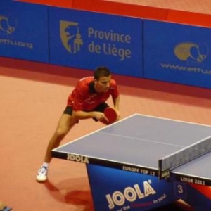 Liège : top 12 européen de tennis de table.