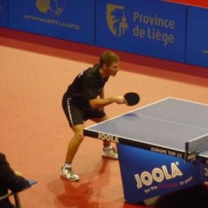 Liège : top 12 européen de tennis de table.