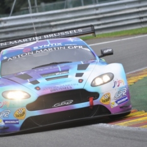 L'Aston Martin Art car de Schmetz-Grivegnee, excellents ce week end.