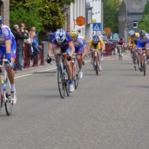 Lierneux. Championnat provincial cycliste pour juniors.