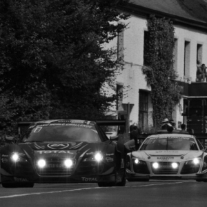 Audi R8 GT3 en partance vers Spa