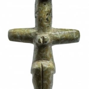Figurine cruciforme. Provenance inconnue. Epoque Chalcolithique 4e millenaire av. J.C. 