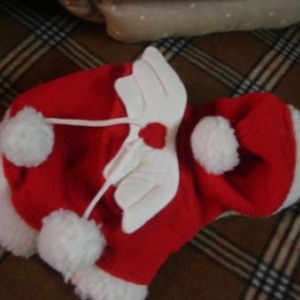 petit manteau ange pere noel 19 euros