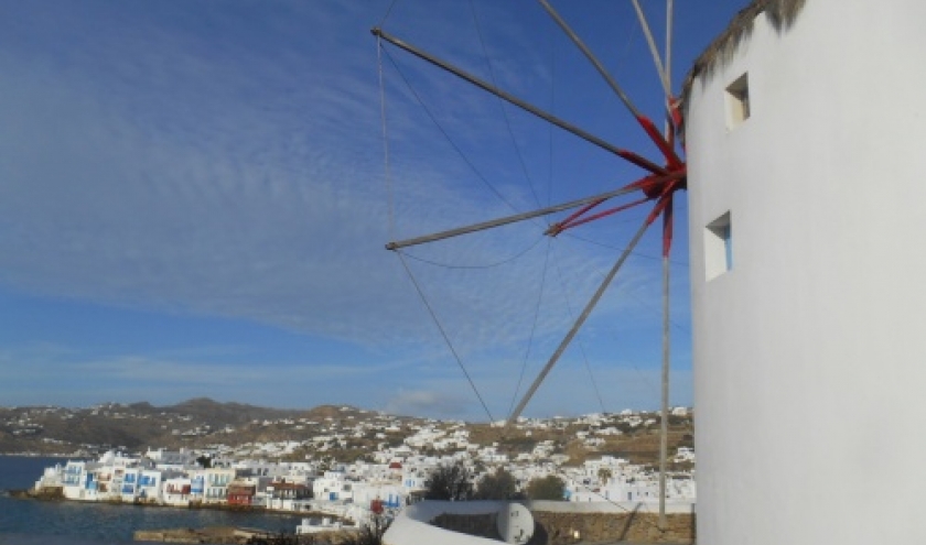 les moulins de mykonos