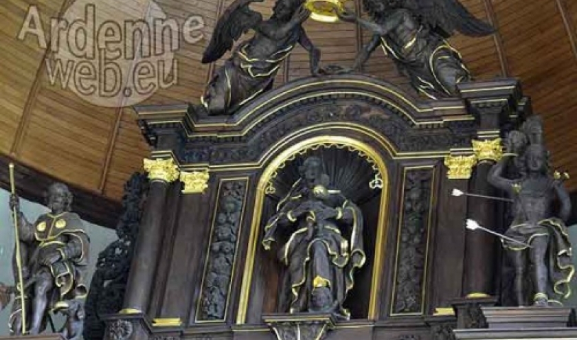 Houffalize. Eglise Ste-Catherine. Maitre-autel.(J. Pecourt, ph JM Lesage).