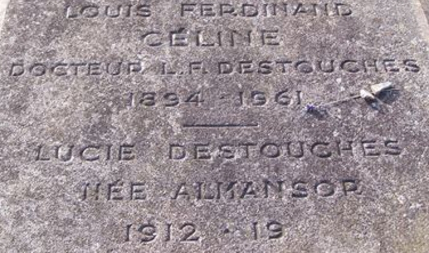 La tombe de Louis-Ferdinand Céline et de son épouse.