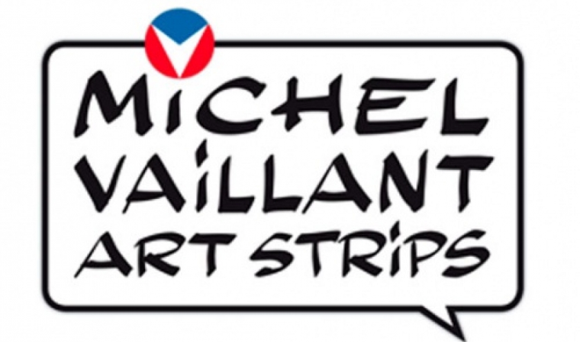 Les 75 Ans de Jacky Ickx, fêtés par "Michel Vaillant Art Strips", au 98è "Salon de l'Auto"