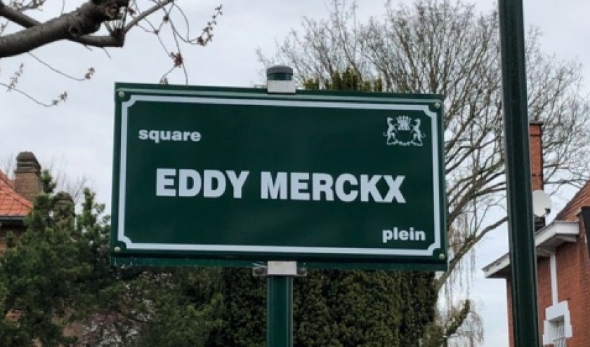 A 58 jours du "Grand Départ", retour sur l'inauguration du "Square Eddy Mecrckx", à Woluwe St. Pierre, le 28 mars 2019