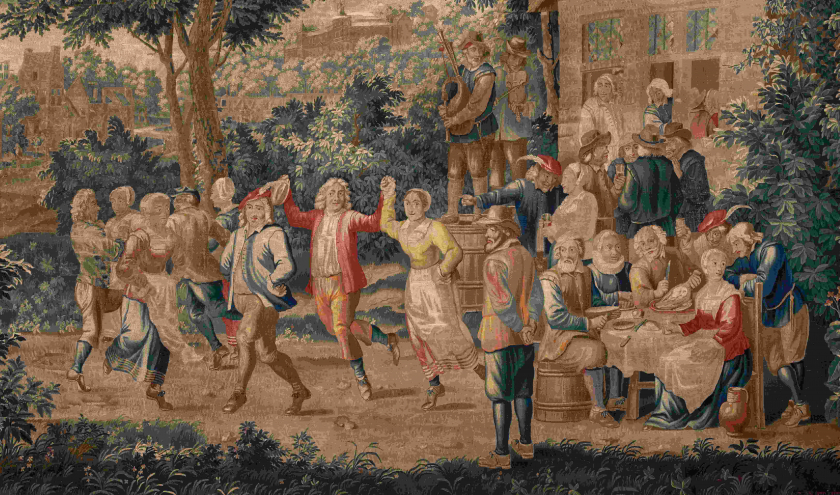 "La Fête villageoise" (J. de Melter et G. Werniers/1701-1738) © "Musée de l'Hospice Comtesse"