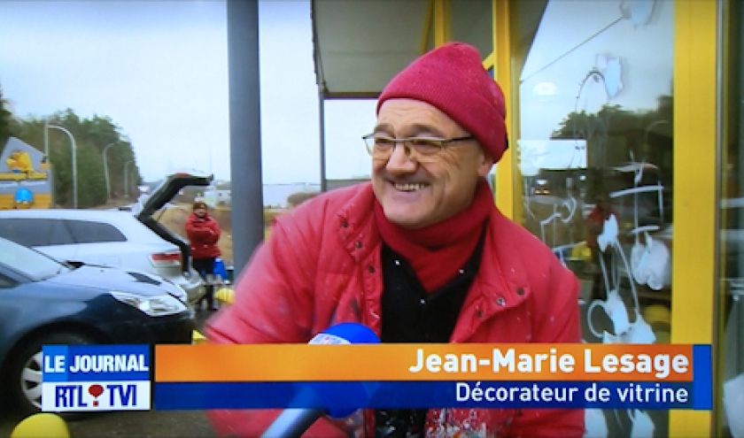 Jean-Marie Lesage au JT sur RTL-TVI