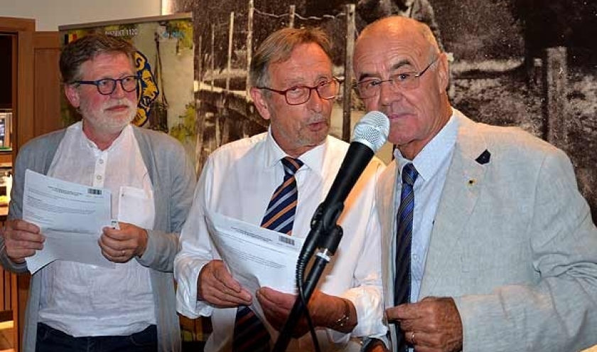 Pierre Poncelet ,Andre Jordens et Daniel Lesage