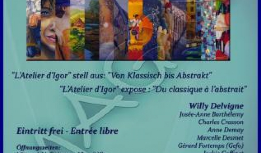 Butgenbach                             L'Atelier d' Igor expose : " Du classique à l'abstrait "