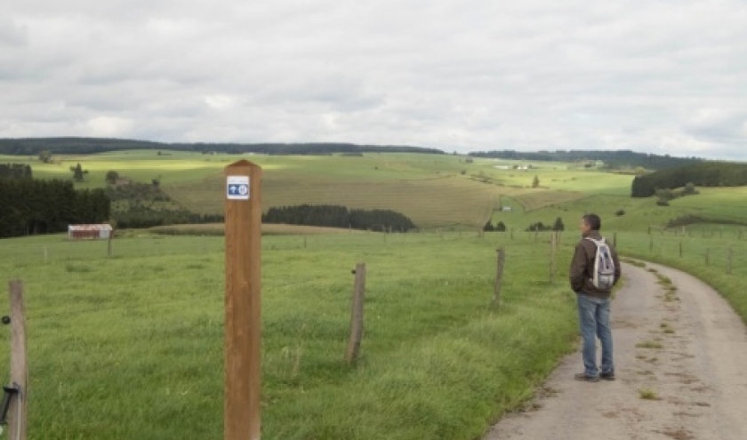 Un nouveau système des points-noeuds de la randonnée (photo Eastbelgium )