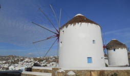 Les célèbres moulins de Mykonos