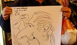 caricature au tom&co, auderghem