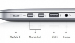 2 entrees Thunderbolt sur MacBook Pro Retina 15 pouces
