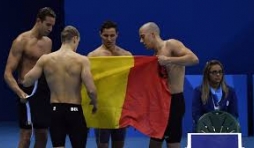  Equipe du 4 x 100 m libre H. (c) "RTBF"