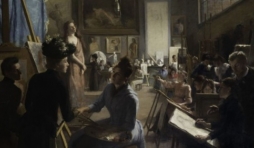 "L'Atelier du Peintre Blanc-Garin", Dagmar De Furuhjelm, 160 x 225 cm, 1890