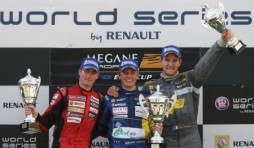 Eurocup Megane Trophy , Barcelona , Maxime Martin, podium final 