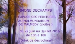 Courte exposition des œuvres de Simone Dechamps au Malmundarium