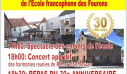 30ème anniversaire de l'Ecole francophone et du Centre sportif et culturel de Fourons