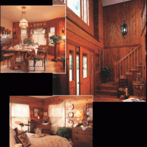 (c) The Original Log Cabine Homes - "Western Red Cedar" (Thuya Plicata) et "Eastern White Pine" (Pinus Strobus)