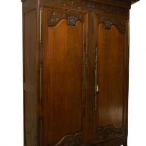 armoire de mariage ( Normandie, milieu 19 eme siecle)