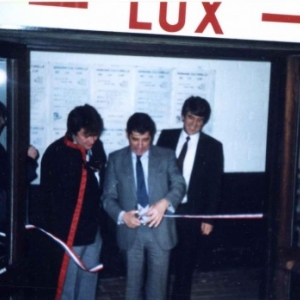 Louvain-la-Neuve : inauguration de la Maison de la Lux (avec Guy Lutgen a sa gauche)