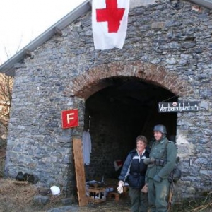 2. ein Verbandplatz, infirmerie allemande dans une annexe du domaine de Rolley