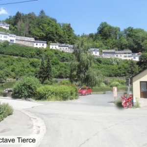 Entree hall polyvalent - vue vers Bois des Moines - juillet 2019