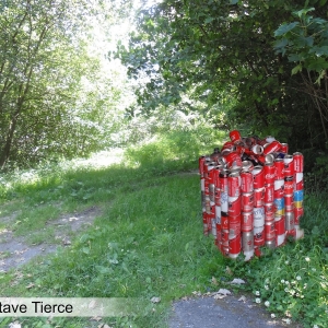 Débouché de Pierreuse au tournant de la route de Liège.