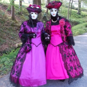 Les Costumés de Venise aux Jardins d'Annevoie