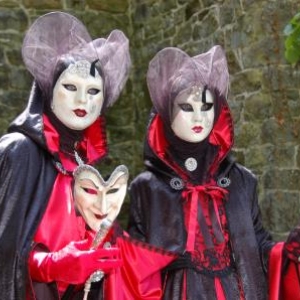 Costumés de Venise aux Jardins d'Annevoie