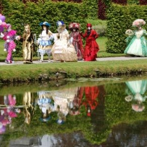 Costumés de Venise aux Jardins d'Annevoie