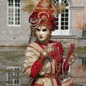 Costumés de Venise aux Jardins d'Annevoie