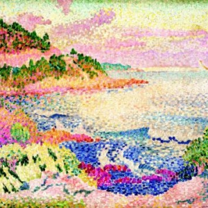 Henri Edmond Cross, Cote provencale, le four des Maures, 1906-1907 Huile sur toile, 73 x 92 cm, Musee de la Chartreuse, Douai. Photo -Musee de la Chartreuse, Douai