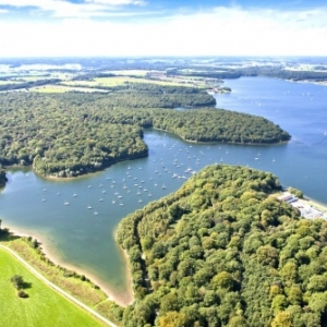 luchtfoto van de meren