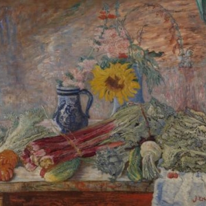 James Ensor Bloemen en groenten, 1896, doek 79 x 98 © 