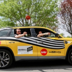 Promotion du "Grand Depart", dans la Caravane de la "Fleche Wallonne" (c) Timothe Renaud/"ASO"