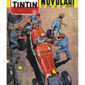 Couverture Journal Tintin 1954-Numero 40, alors que Michel Vaillant n existait pas encore (c) Jean Graton/Graton Editeur 2018