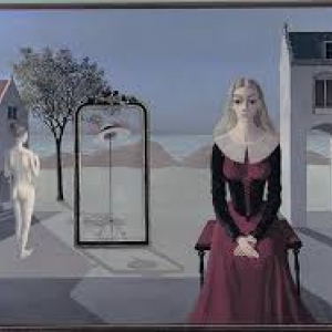 "L Hermitage" (Paul Delvaux/1963) (c) "Foundation Paul Delvaux" / "SABAM Belgium 2019"