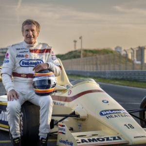 Thierry Boutsen & sa "F1" © Photo : Matty van Wijnbergen