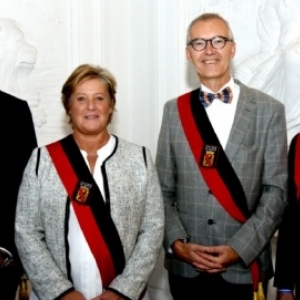  Les Deputes provinciaux, Amaury Alexandre, Genevieve Lazaron, Jean-Marc Van Espen et Richard Fournaux (c) Province de Namur