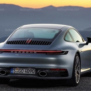La nouvelle "Porsche 911" (c) "Le Dauphine Libere"