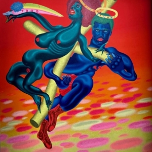 "Angela and Ali" (1971) (c) Peter Saul/"Artist s Rights Society", New York